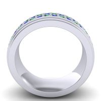 Men's Prong-Set Double Row 8mm Band