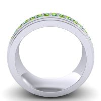 Men's Prong-Set Double Row 8mm Band