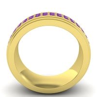 Men's Prong-Set Double Row 8mm Band