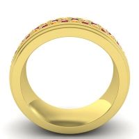 Men's Prong-Set Double Row 8mm Band