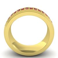 Men's Prong-Set Double Row 8mm Band
