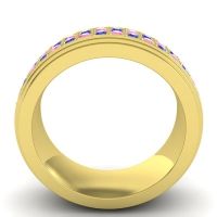 Men's Prong-Set Double Row 8mm Band