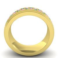 Men's Prong-Set Double Row 8mm Band