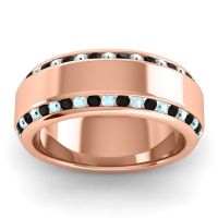 Men's Double Edged Channel 8.5mm Band