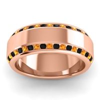 Men's Double Edged Channel 8.5mm Band