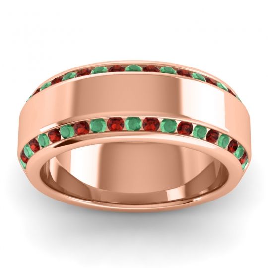 Men's Double Edged Channel 8.5mm Band