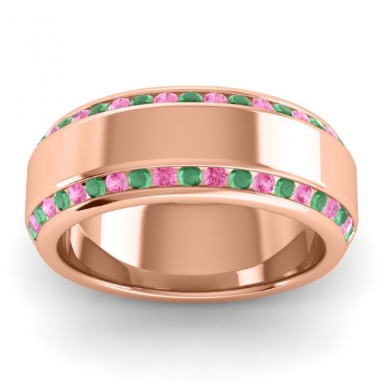 Men's Double Edged Channel 8.5mm Band