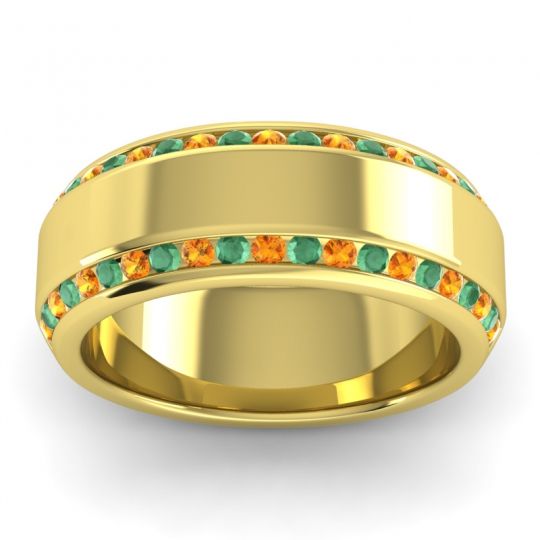 Men's Double Edged Channel 8.5mm Band