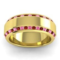 Men's Double Edged Channel 8.5mm Band