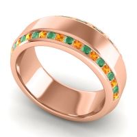 Men's Double Edged Channel 8.5mm Band