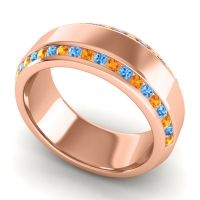 Men's Double Edged Channel 8.5mm Band
