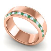 Men's Double Edged Channel 8.5mm Band