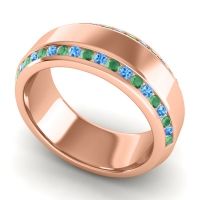 Men's Double Edged Channel 8.5mm Band