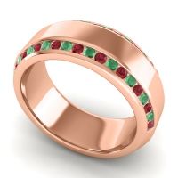 Men's Double Edged Channel 8.5mm Band