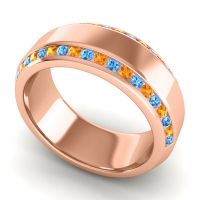 Men's Double Edged Channel 8.5mm Band