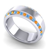 Men's Double Edged Channel 8.5mm Band