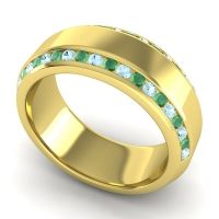 Men's Double Edged Channel 8.5mm Band