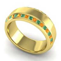 Men's Double Edged Channel 8.5mm Band