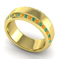 Men's Double Edged Channel 8.5mm Band