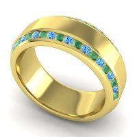 Men's Double Edged Channel 8.5mm Band