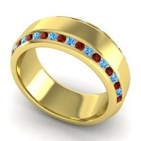 Men's Double Edged Channel 8.5mm Band