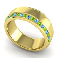 Men's Double Edged Channel 8.5mm Band