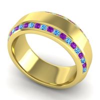 Men's Double Edged Channel 8.5mm Band
