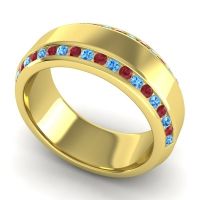 Men's Double Edged Channel 8.5mm Band