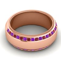 Men's Double Edged Channel 8.5mm Band
