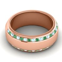 Men's Double Edged Channel 8.5mm Band