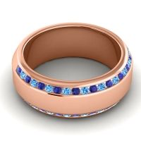 Men's Double Edged Channel 8.5mm Band