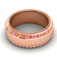 Men's Double Edged Channel 8.5mm Band