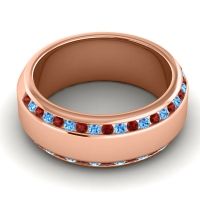 Men's Double Edged Channel 8.5mm Band