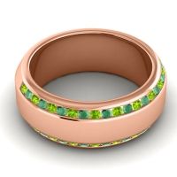 Men's Double Edged Channel 8.5mm Band
