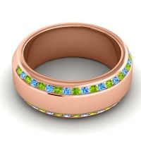 Men's Double Edged Channel 8.5mm Band