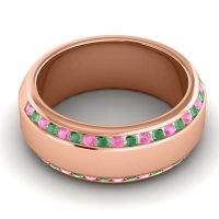 Men's Double Edged Channel 8.5mm Band