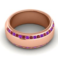 Men's Double Edged Channel 8.5mm Band