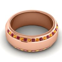 Men's Double Edged Channel 8.5mm Band
