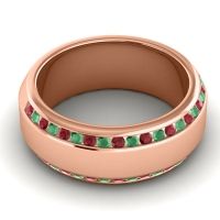 Men's Double Edged Channel 8.5mm Band
