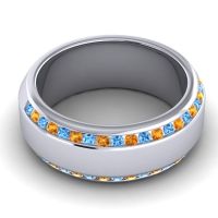 Men's Double Edged Channel 8.5mm Band