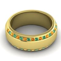 Men's Double Edged Channel 8.5mm Band