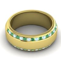 Men's Double Edged Channel 8.5mm Band