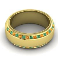 Men's Double Edged Channel 8.5mm Band