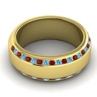 Men's Double Edged Channel 8.5mm Band