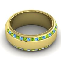 Men's Double Edged Channel 8.5mm Band