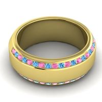 Men's Double Edged Channel 8.5mm Band