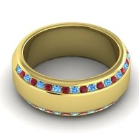 Men's Double Edged Channel 8.5mm Band