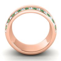 Men's Double Edged Channel 8.5mm Band