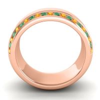Men's Double Edged Channel 8.5mm Band