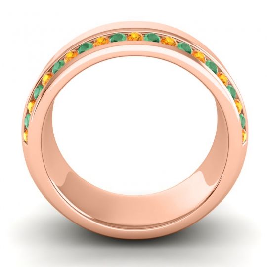 Men's Double Edged Channel 8.5mm Band